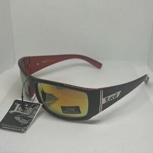 LOCS Mens hardcore Mirrored Sunglasses